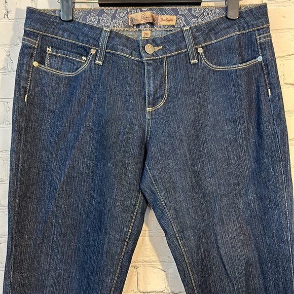 Paige premium denim blue heights mid rise jeans - Picture 2 of 9